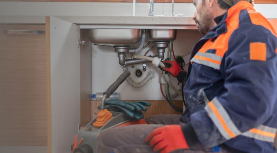 Professional slab leak plumber services in Mecca, IN